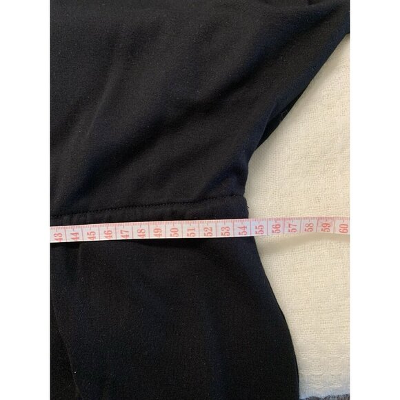 Rachel Roy Black Dress Short Sleeve Drawstring Waist XXL Casual Soft Comfy LBD - Picture 8 of 8